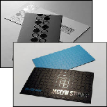 spot UV business cards